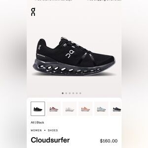 On Cloudsurfer Women’s Running Shoes Size 8.5